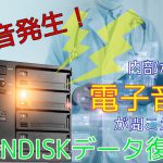 異音発生！内部から電子音が聞こえるI-O DATA製LANDISKからデータ復旧！